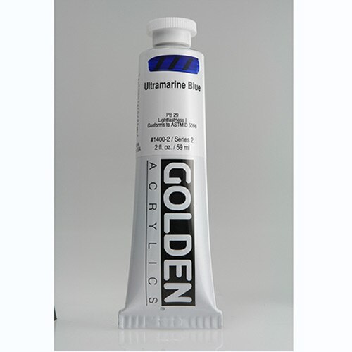 Golden, Heavy Body, Acrylic, Paint, 2oz, Ultramarine Blue